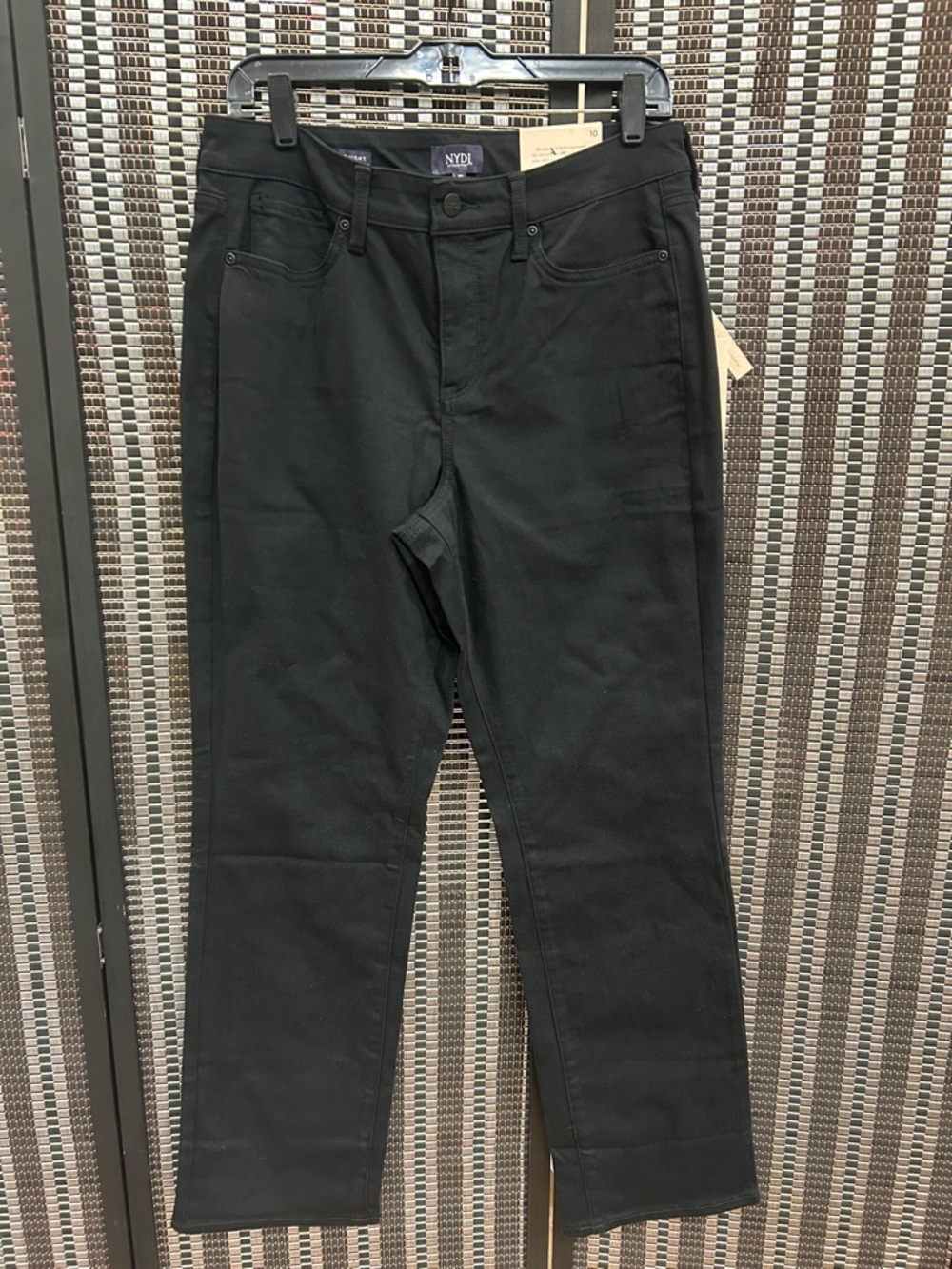 NYDJ Women’s Ellison High Rise Straight Fit Jeans